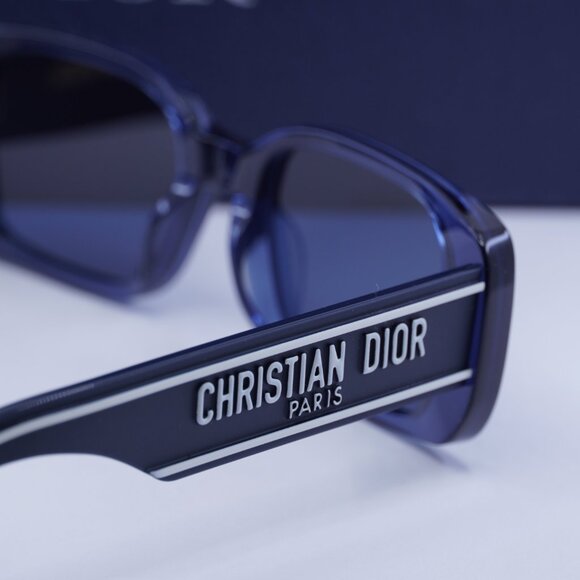 Dior WILDIOR S2U 30B0 Rectangle Sunglasses – Blue - Picture 6 of 11